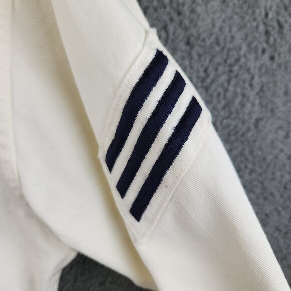 Vintage 60's US Navy White Jumper 40 R Dress Service Military Men's Uniform DSCP - Picture 10 of 14